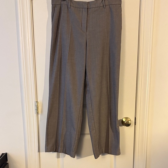 CBK Mango Herringbone Gray Trousers (Wide Leg) - Picture 7 of 9